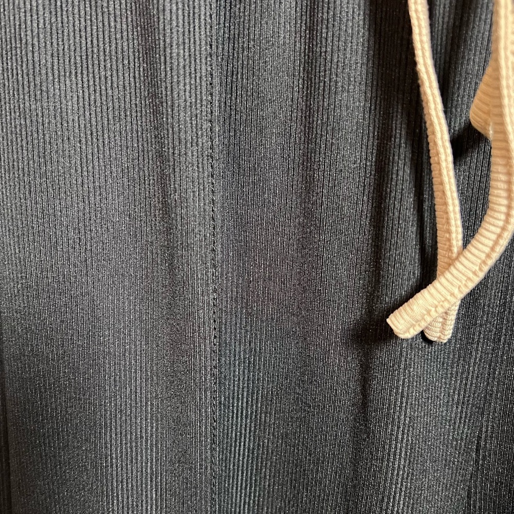 Cider Black Wide-Leg Drawstring Pants - Picture 3 of 5